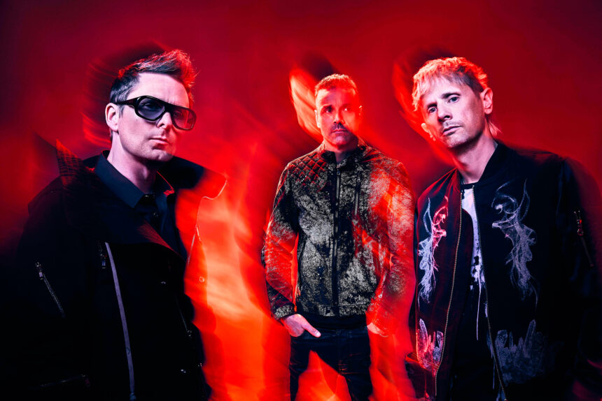 Muse: L-R: Matthew Bellamy, Chris Wolstenholme, Dominic Howard