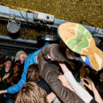 Crowdsurfing antics